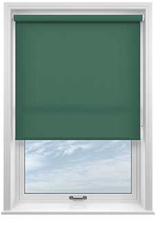 Trapani, Hunter Green - Twist&Fit Roller Blind